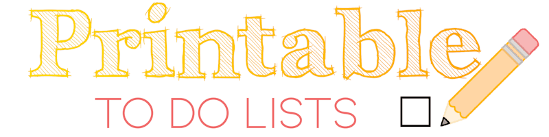 Printable To Do Lists