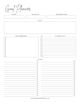 Goal Planner