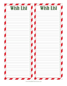 Christmas Gift List