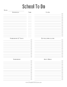 School To Do