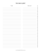To Do List With Reward