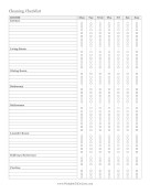 Weekly Cleaning Checklist